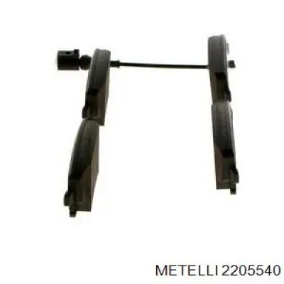 2205540 Metelli Колодки гальмівні задні, дискові