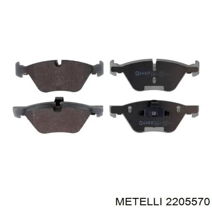 2205570 Metelli Передні гальмівні колодки