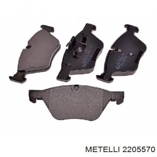 Передні тормозні колодки 2205570 Metelli