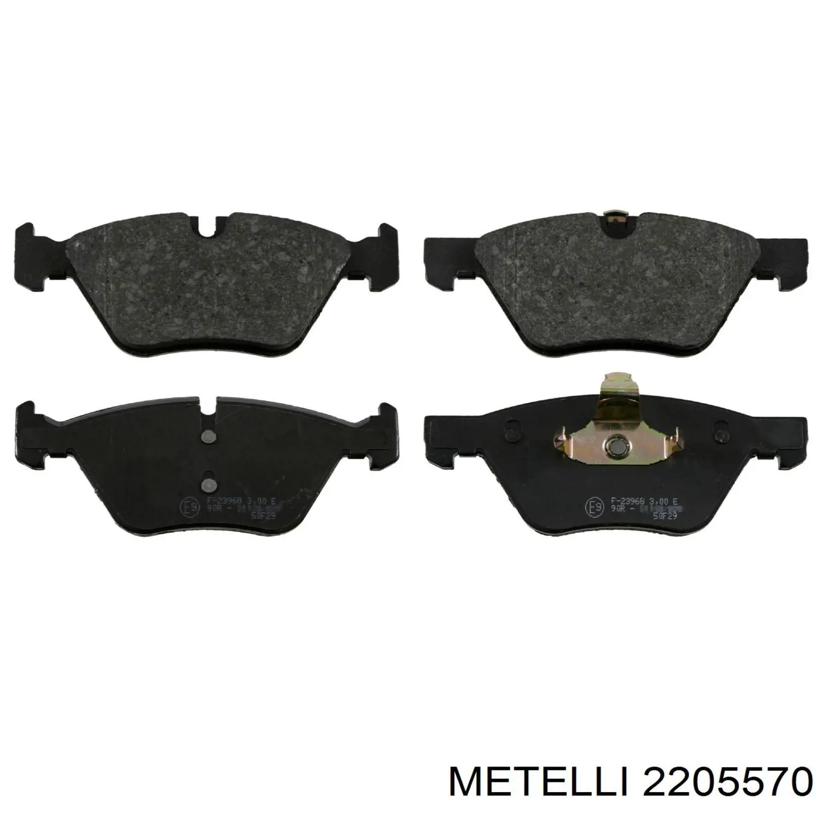 Гальмівні колодки Metelli 2205570 ціна, від 29.71 USD