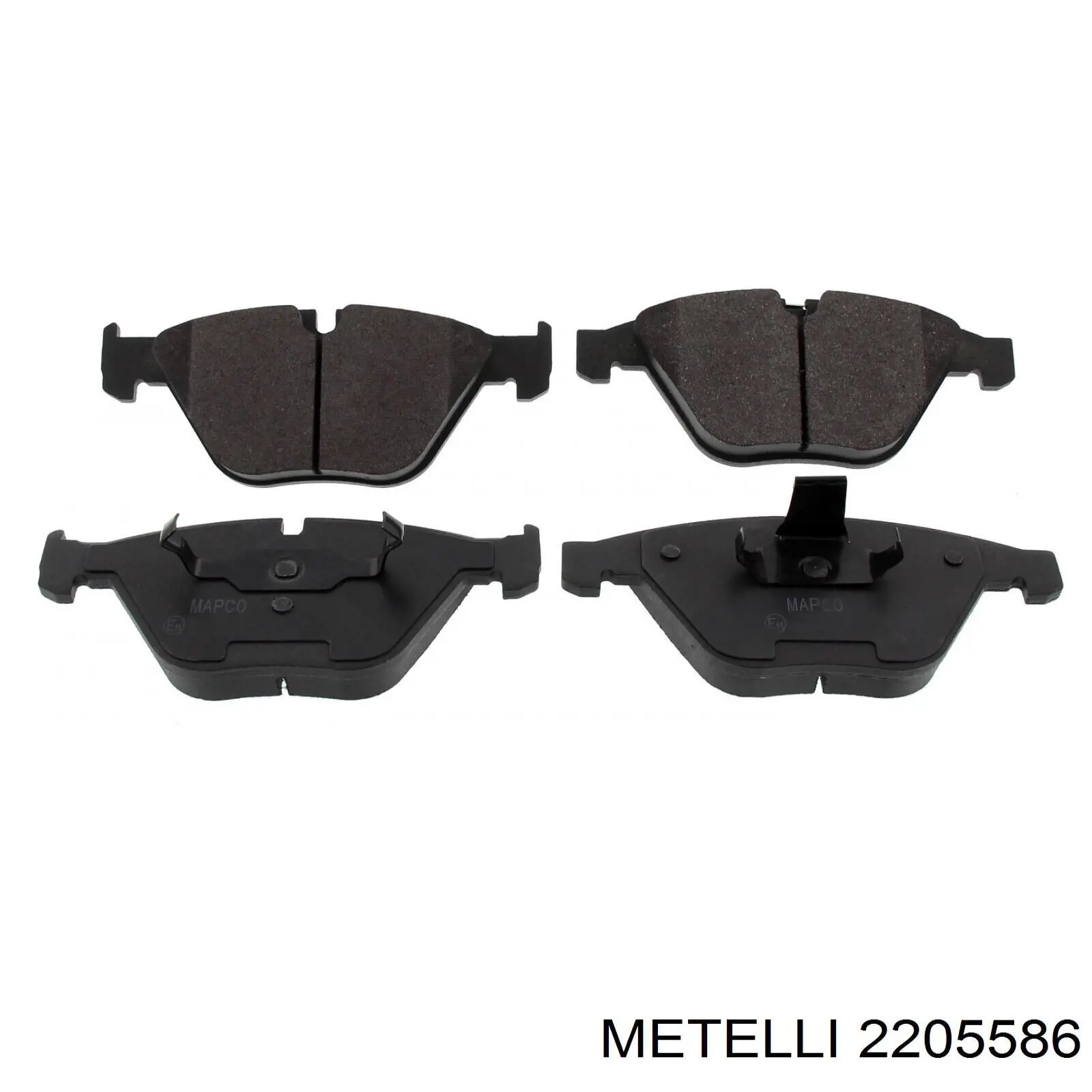 Гальмівні колодки Metelli 2205586 ціна, від 28.03 USD