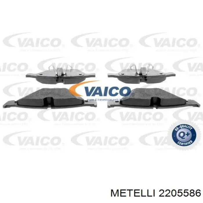 Гальмівні колодки Metelli 2205586 ціна, від 28.03 USD