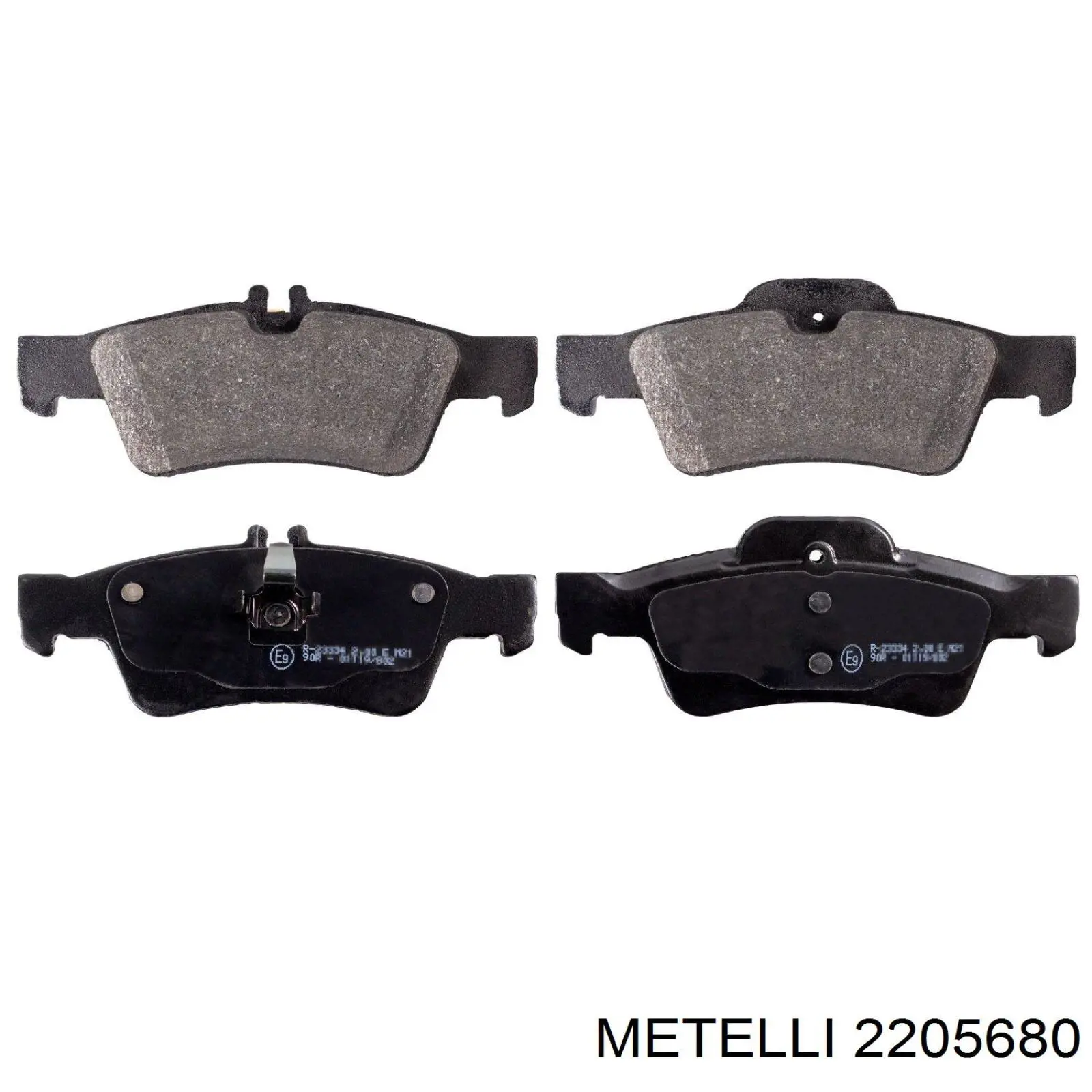 Задні гальмівні колодки Metelli 2205680 ціна, від 22.10 USD