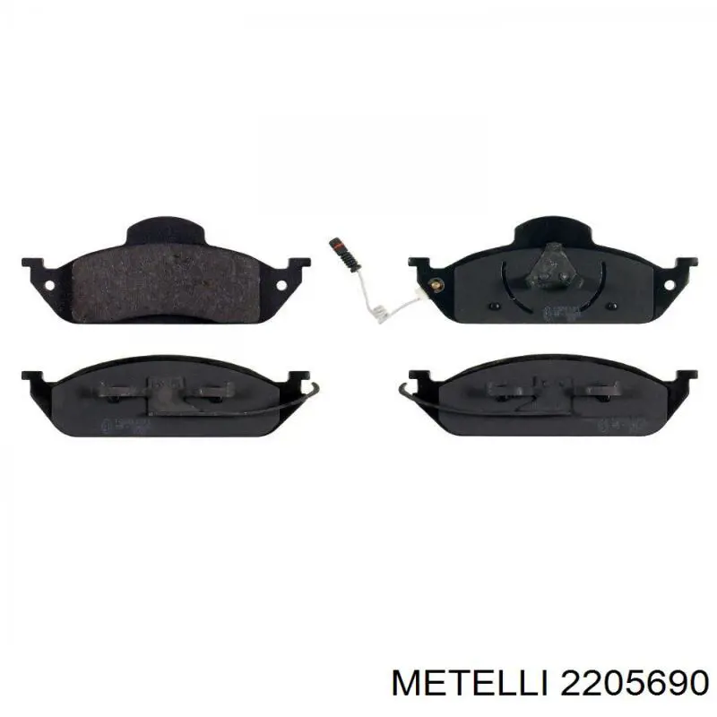 Тормозні колодки Metelli 2205690