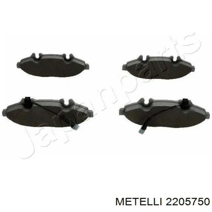 Гальмівні колодки Metelli 2205750 ціна, від 25.48 USD