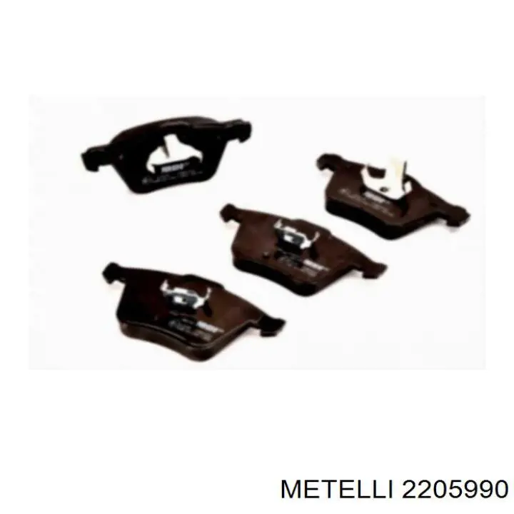 Передні тормозні колодки 2205990 Metelli