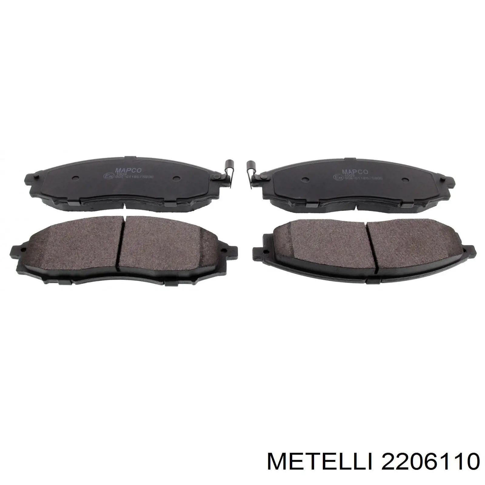 Тормозні колодки Metelli 2206110