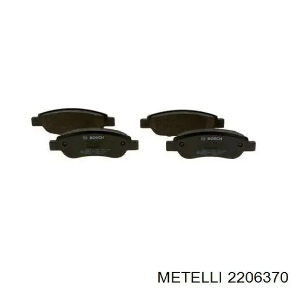 Купити 2206370 Metelli Колодки гальмівні передні, дискові