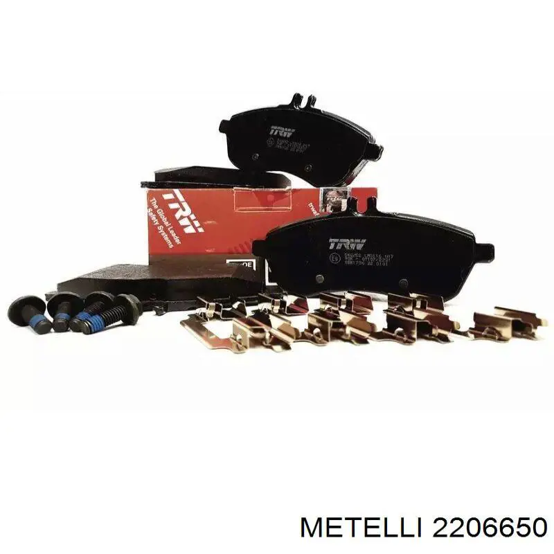 Гальмівні колодки Metelli 2206650 ціна, від 29.25 USD