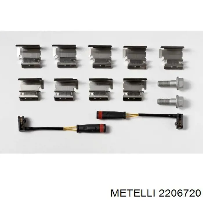 Задні дискові колодки Metelli 2206720
