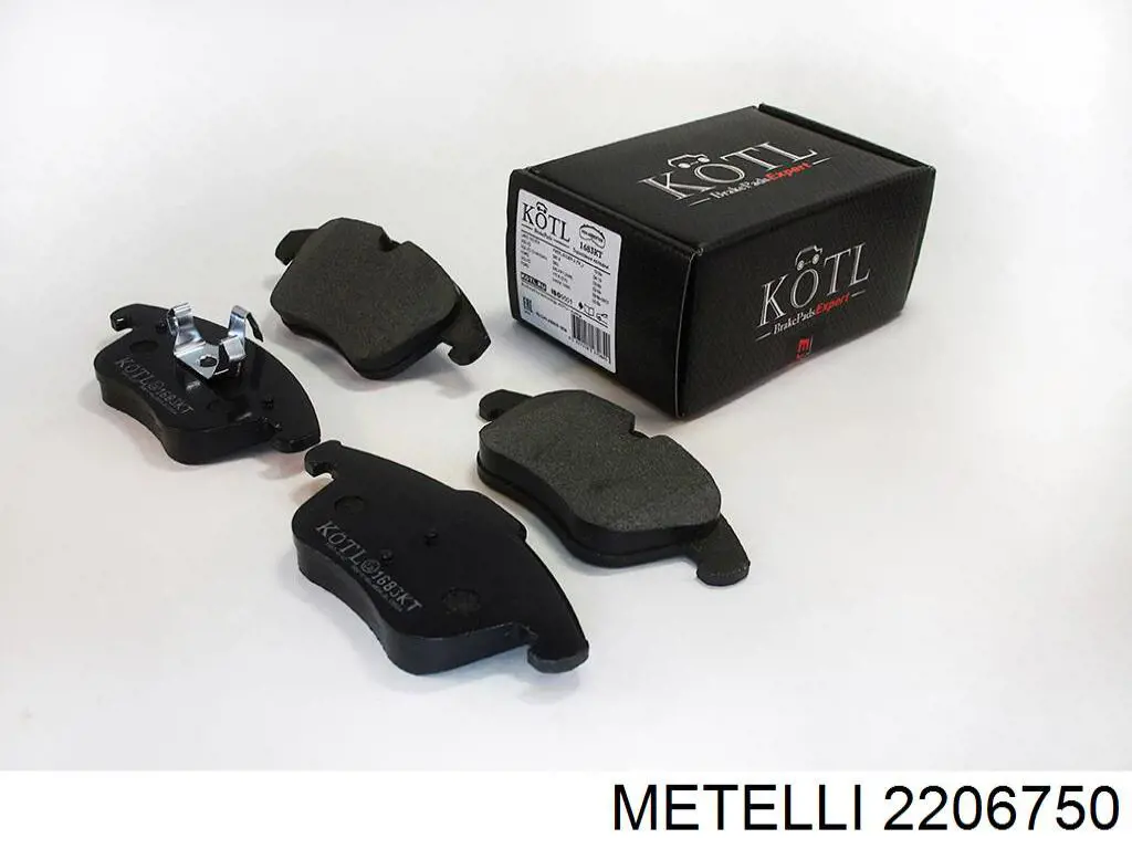 Гальмівні колодки Metelli 2206750 ціна, від 27.97 USD
