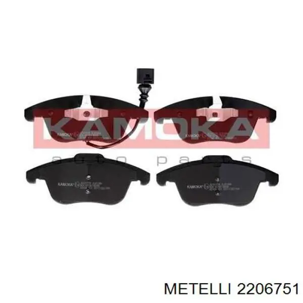 Тормозні колодки Metelli 2206751
