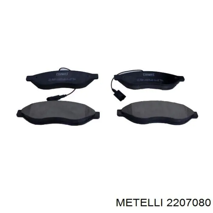 Гальмівні колодки Metelli 2207080 ціна, від 29.96 USD