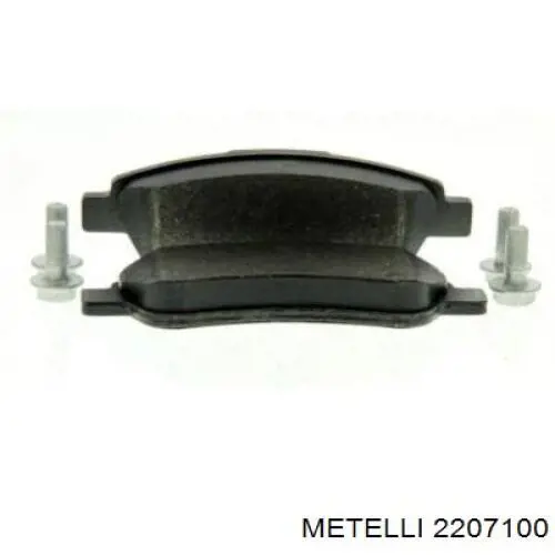 Задні гальмівні колодки 2207100 Metelli