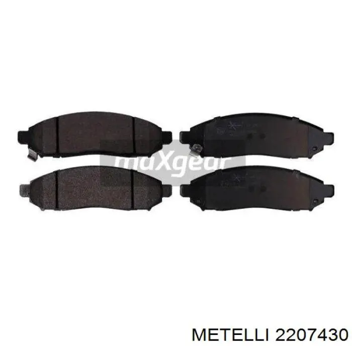 Гальмівні колодки Metelli 2207430 ціна, від 23.85 USD