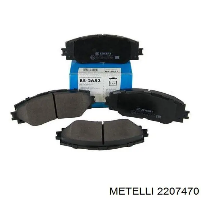Гальмівні колодки Metelli 2207470 ціна, від 24.44 USD
