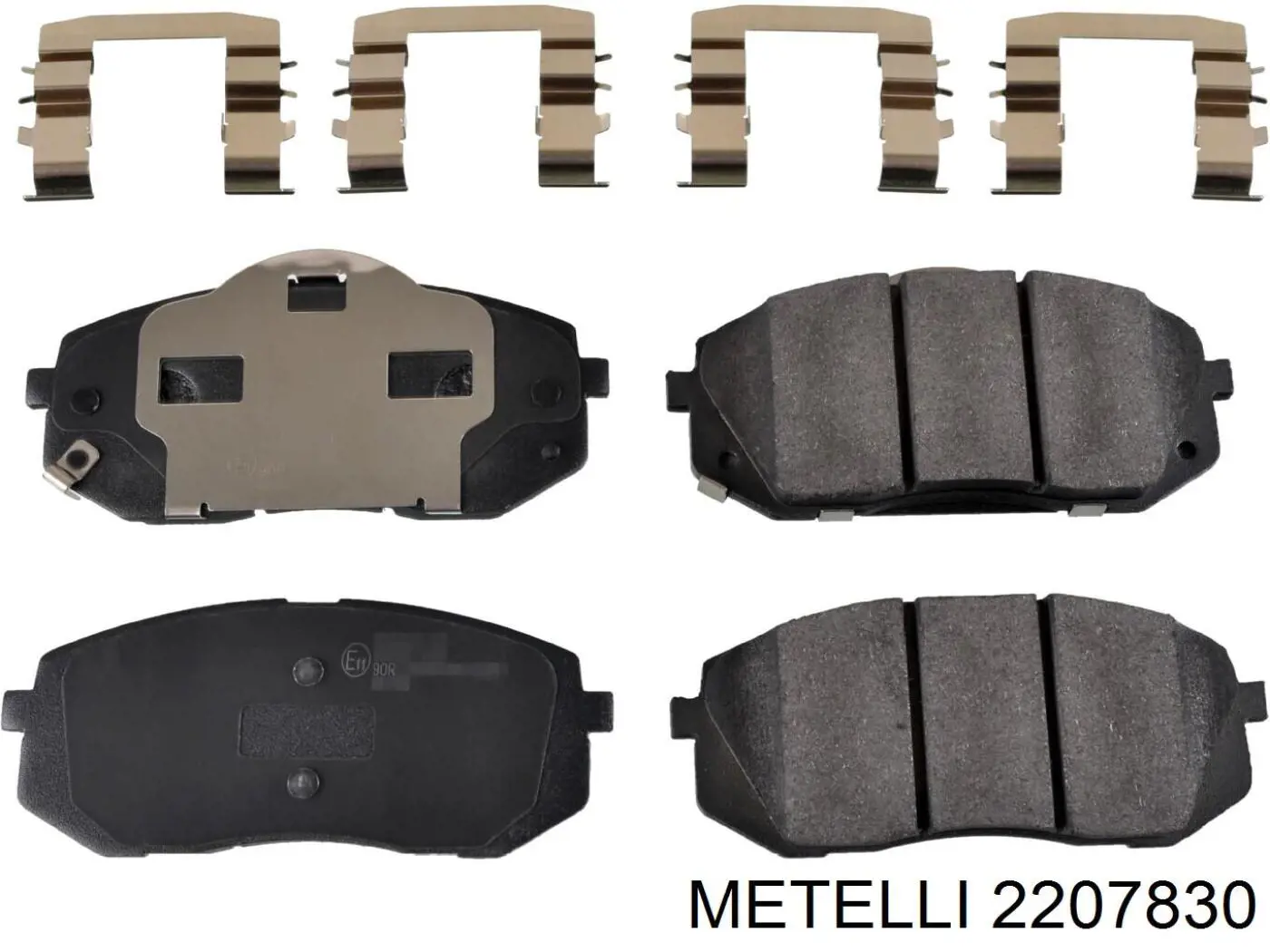 Купити 2207830 Metelli Колодки гальмівні передні, дискові