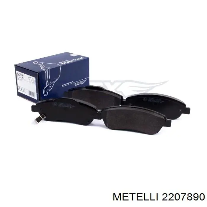 2207890 Metelli Передні гальмівні колодки