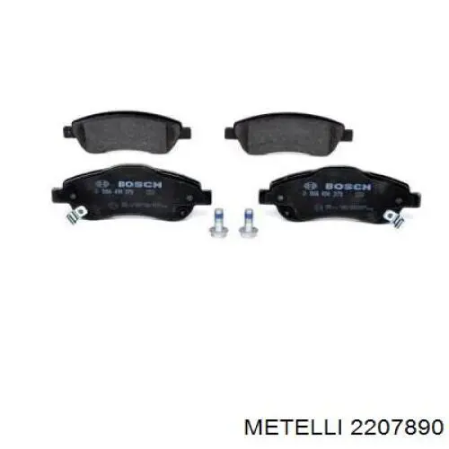 Купити 2207890 Metelli Колодки гальмівні передні, дискові