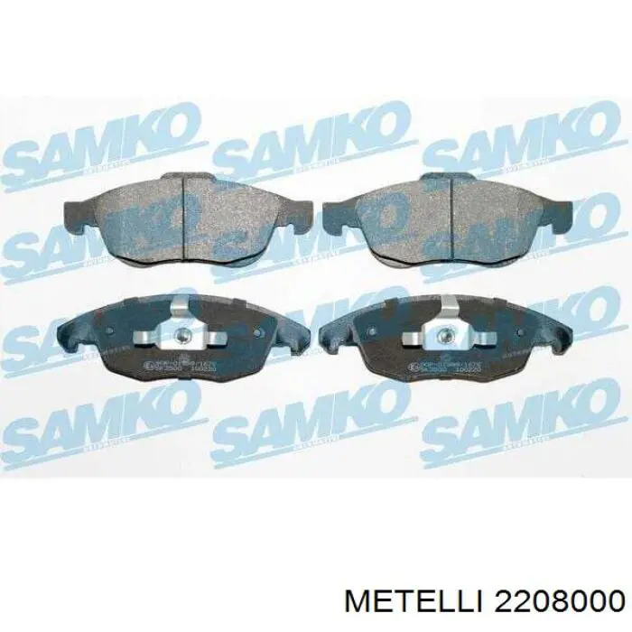 Гальмівні колодки Metelli 2208000 ціна, від 28.20 USD