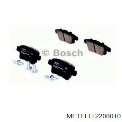 Задні гальмівні колодки 2208010 Metelli