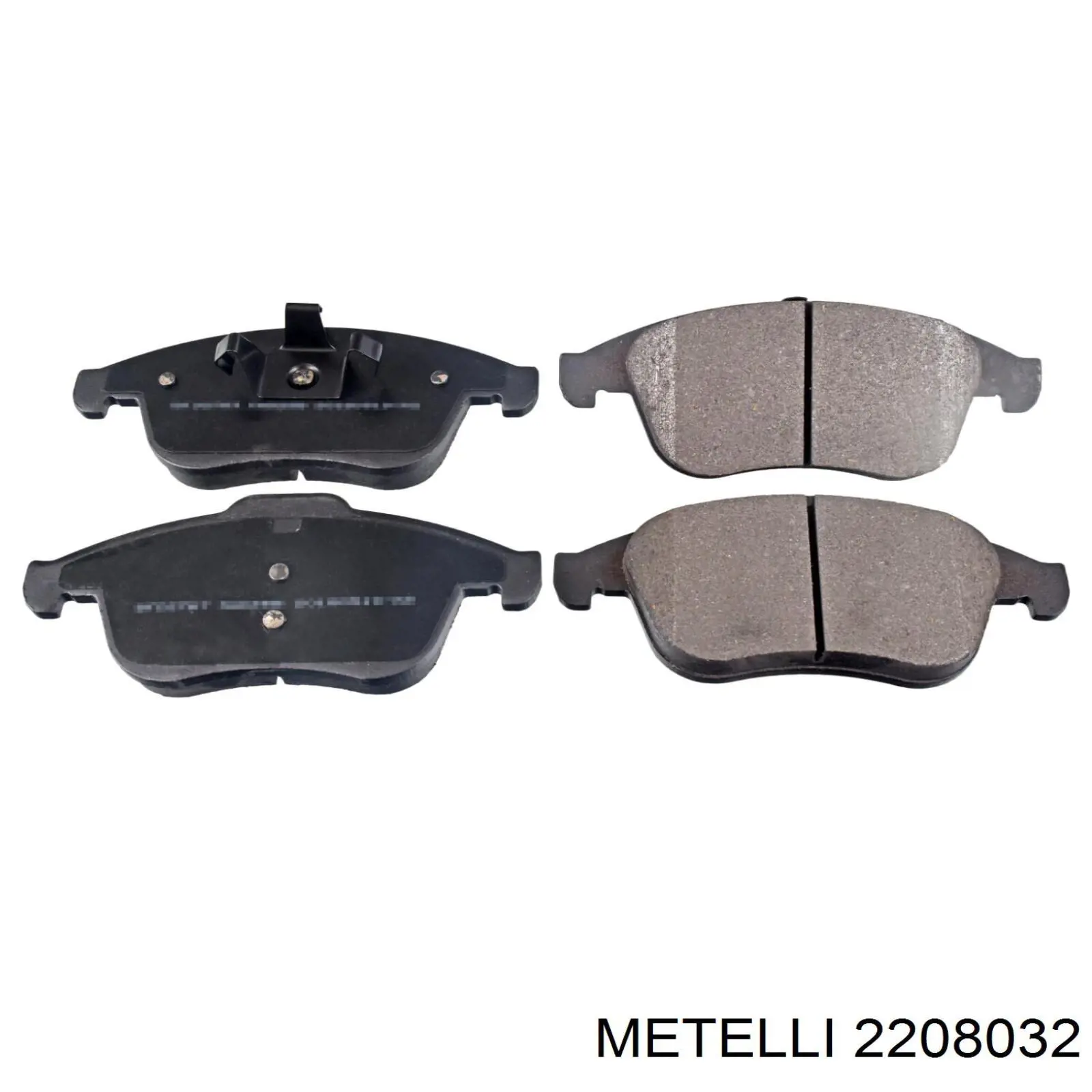 Гальмівні колодки Metelli 2208032 ціна, від 28.83 USD