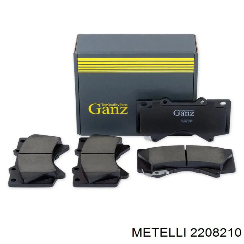 Гальмівні колодки Metelli 2208210 ціна, від 38.13 USD
