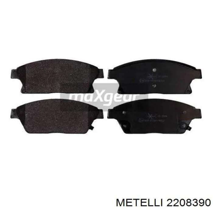 Купити 2208390 Metelli Колодки гальмівні передні, дискові