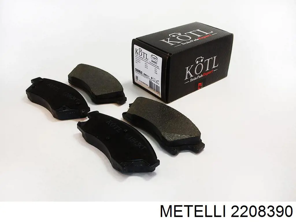 Передні тормозні колодки 2208390 Metelli