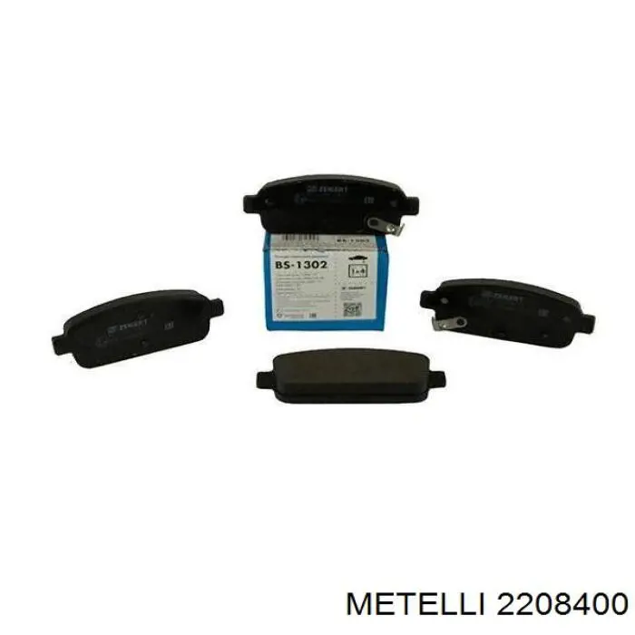 Купити 2208400 Metelli Задні колодки