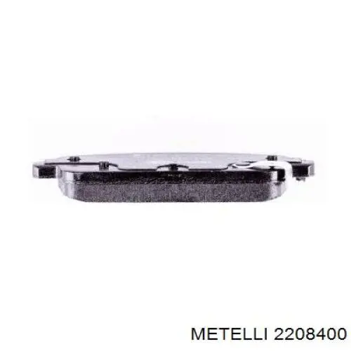 Задні гальмівні колодки 2208400 Metelli