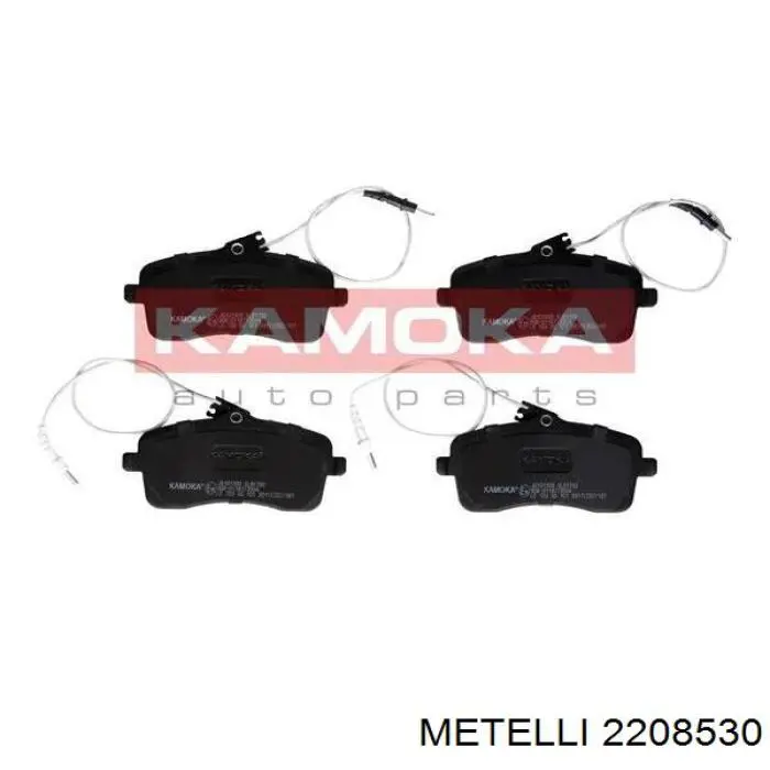 Гальмівні колодки Metelli 2208530 ціна, від 31.70 USD