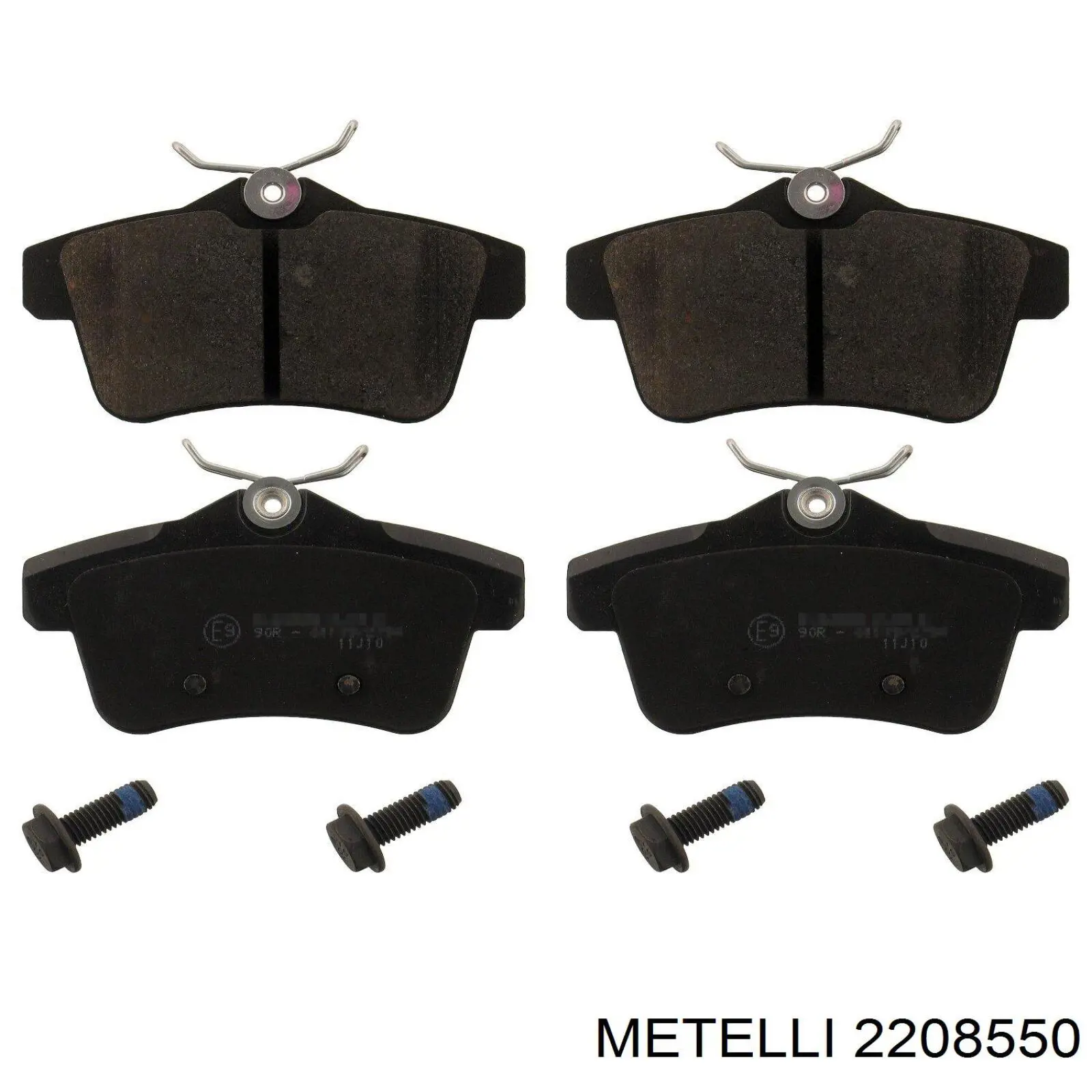 Купити 2208550 Metelli Задні колодки