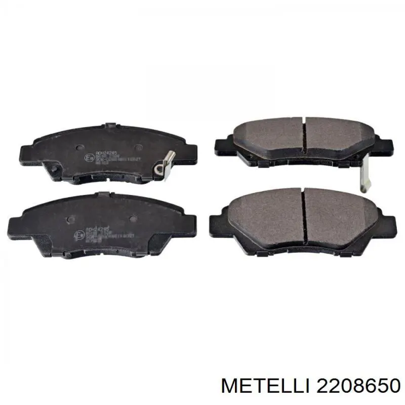 Передні тормозні колодки 2208650 Metelli