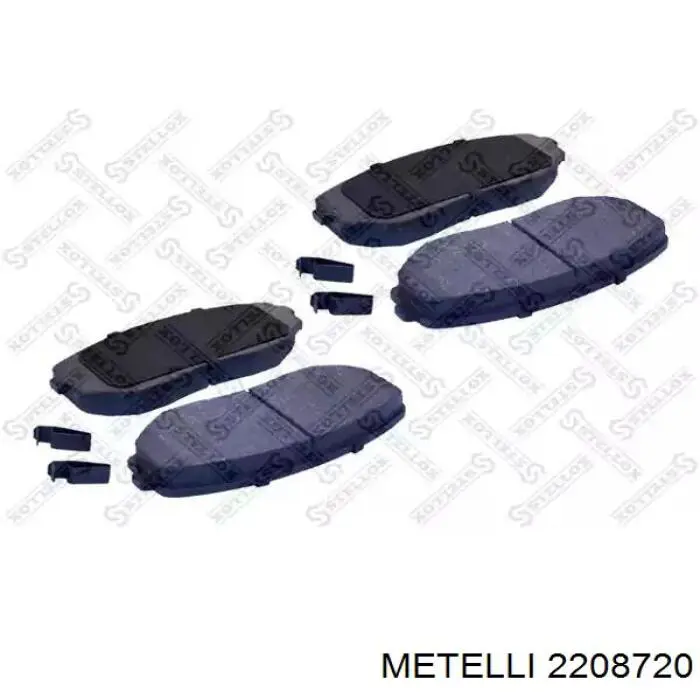 Передні тормозні колодки 2208720 Metelli