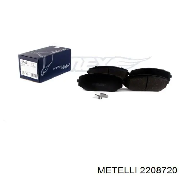 Купити 2208720 Metelli Колодки гальмівні передні, дискові