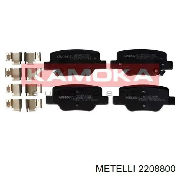 Задні гальмівні колодки Metelli 2208800 ціна, від 28.35 USD