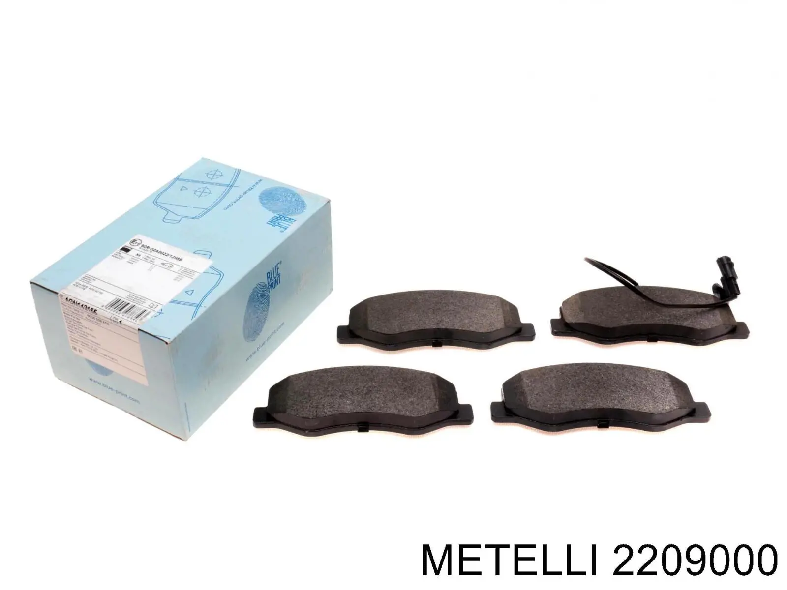 Купити 2209000 Metelli Задні колодки