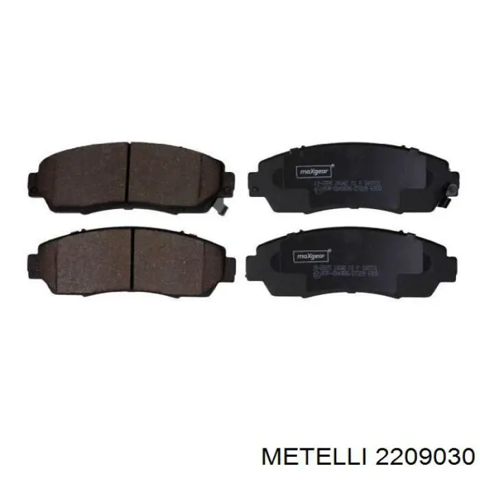 Гальмівні колодки Metelli 2209030 ціна, від 30.43 USD