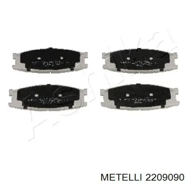 Гальмівні колодки Metelli 2209090 ціна, від 18.21 USD