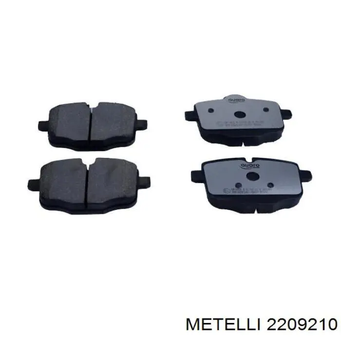 Купити 2209210 Metelli Задні колодки
