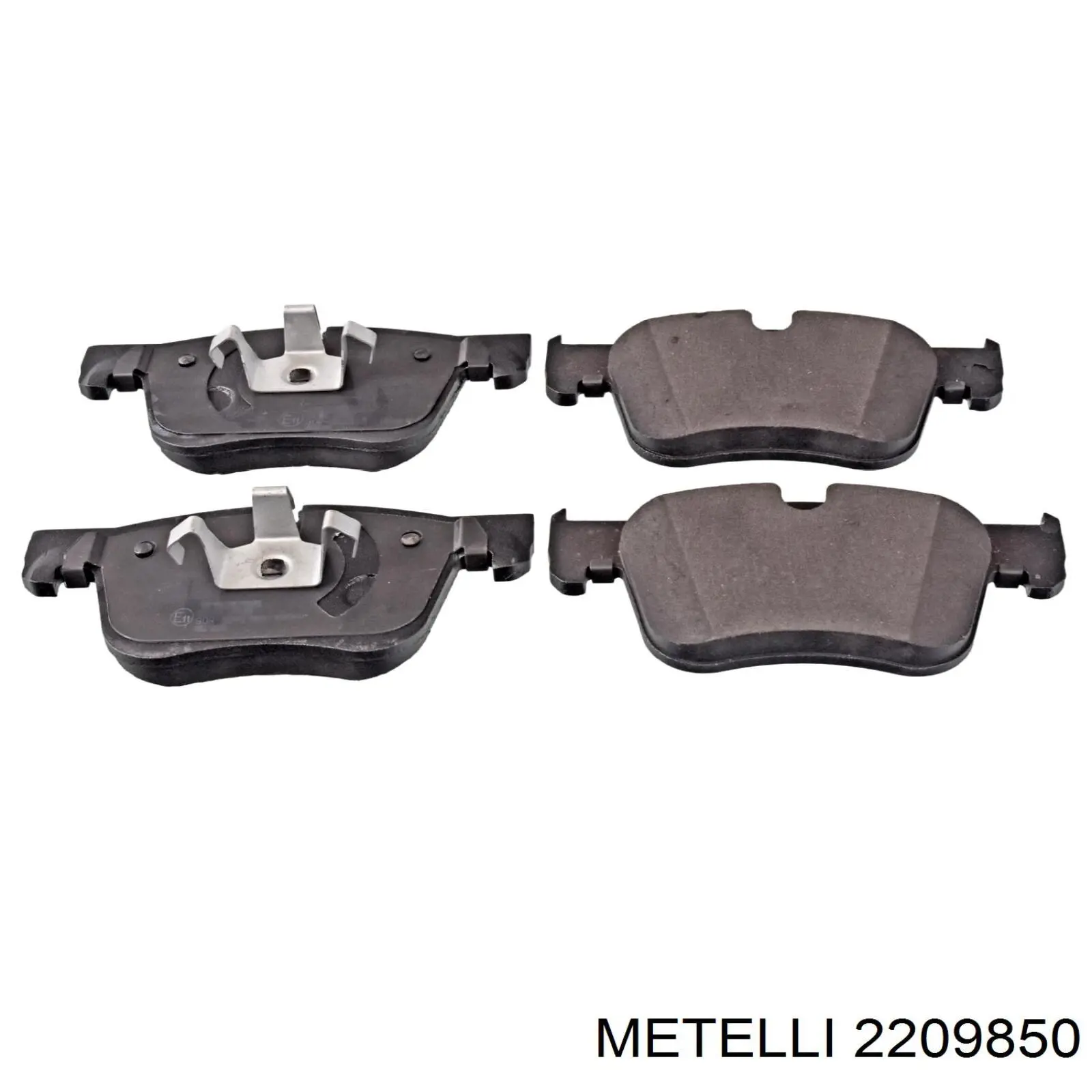 2209850 Metelli Передні гальмівні колодки