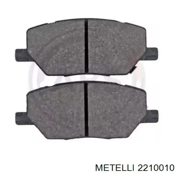 Гальмівні колодки Metelli 2210010 ціна, від 32.36 USD