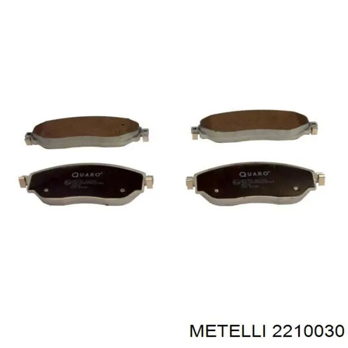 Гальмівні колодки Metelli 2210030 ціна, від 29.50 USD
