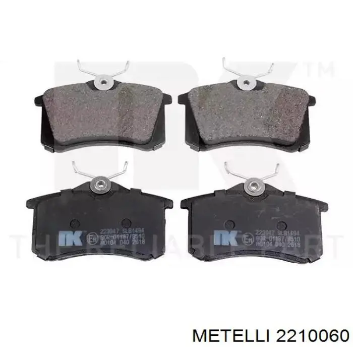 Тормозні колодки Metelli 2210060