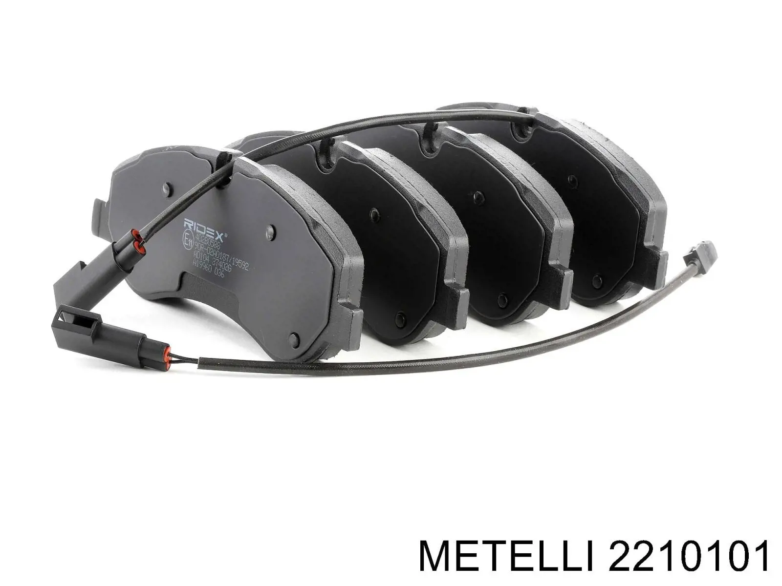 Передні тормозні колодки 2210101 Metelli