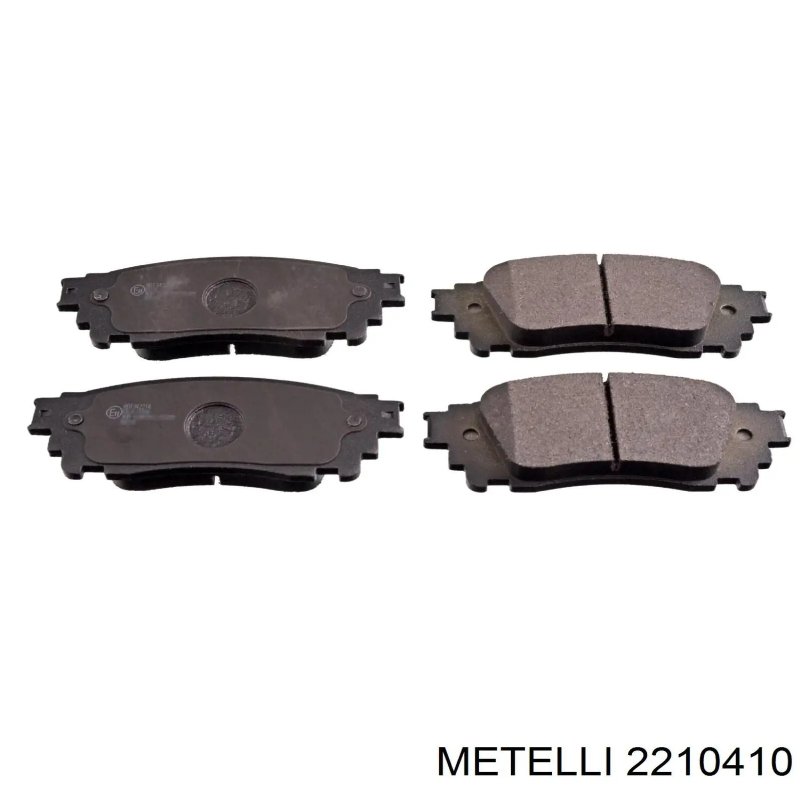 2210410 Metelli Колодки гальмівні задні, дискові