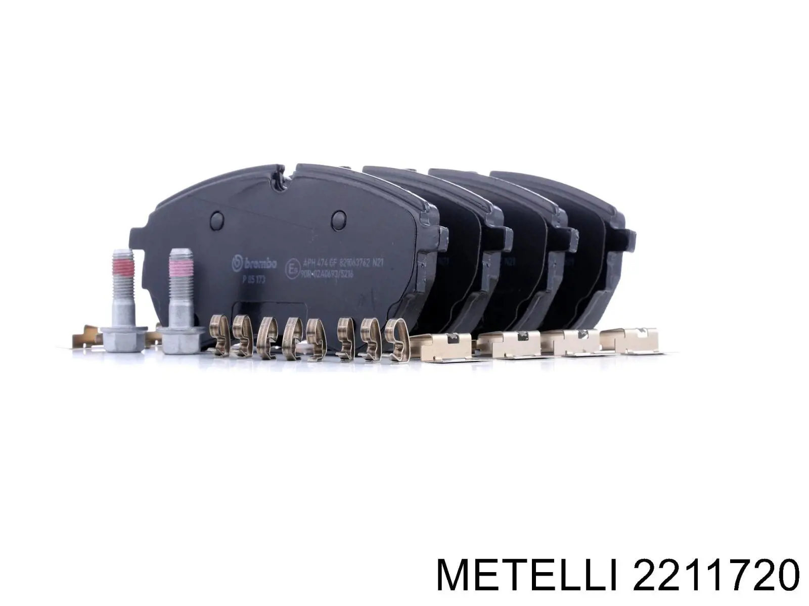 Гальмівні колодки Metelli 2211720 ціна, від 66.44 USD