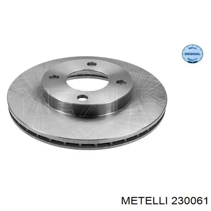 230061 Metelli диск гальмівний передній