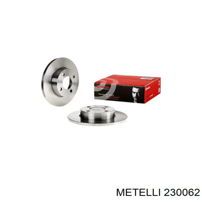 230062 Metelli Гальмо дискове переднє